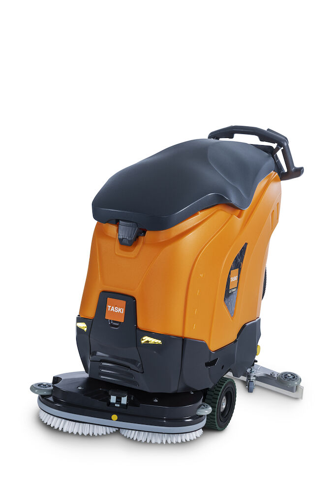 TASKI ULTIMAXX 1900 Double Disc Economy 1szt. - DD55 P BMS 13A | maszyna szorująco-zbierająca z zasilaniem bateryjnym prowadzona przez operatora, wersja Economy (urządzenie bez baterii i akcesoriów)